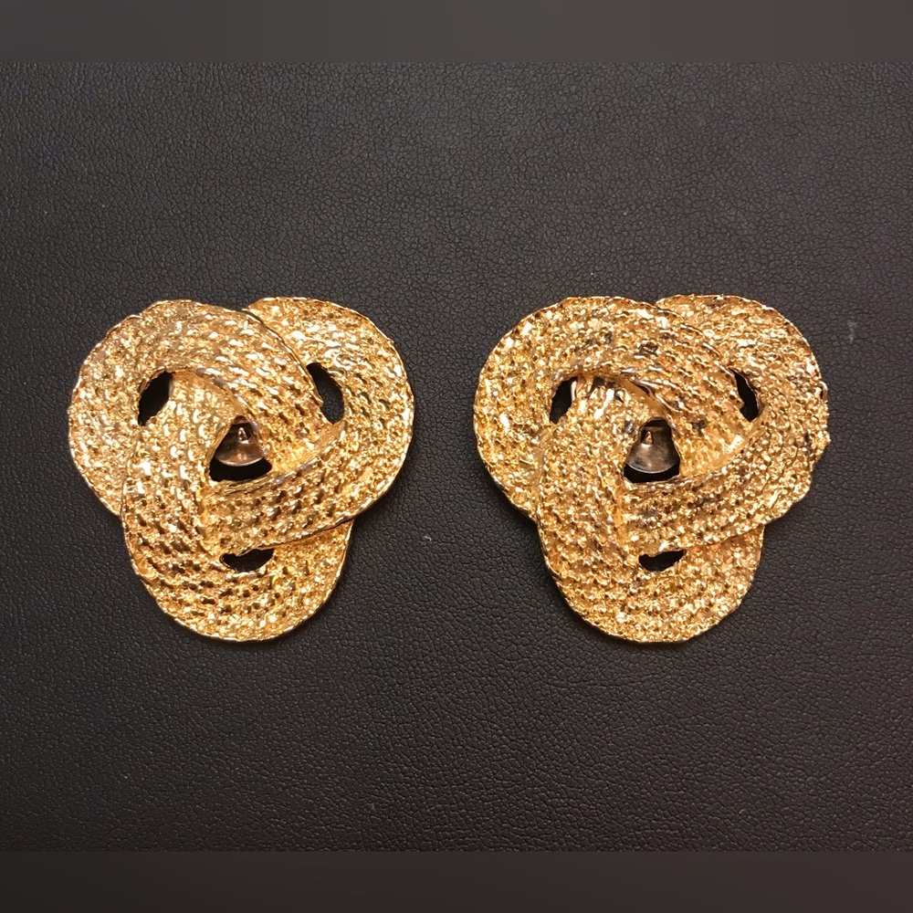 Vtg Knotted Shoe Clips S.G. D’OR